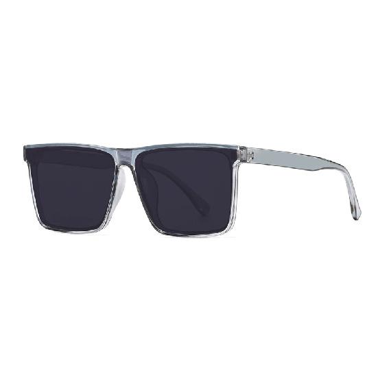 Lunettes de soleil polarisées style européen et américain pour hommes et femmes, nouvelles lunettes de conduite protection UV, lunettes de soleil carrées pour grand visage de pêche