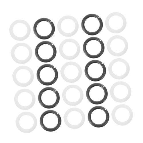 Parliky 20 Pairs Guitar Tuning Peg Washers, Interchangeable Spacers