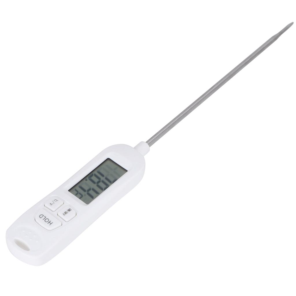 BBQ Matlagning Digital Elektronisk Termometer Rostfritt Stål Lång Sond Köksredskap