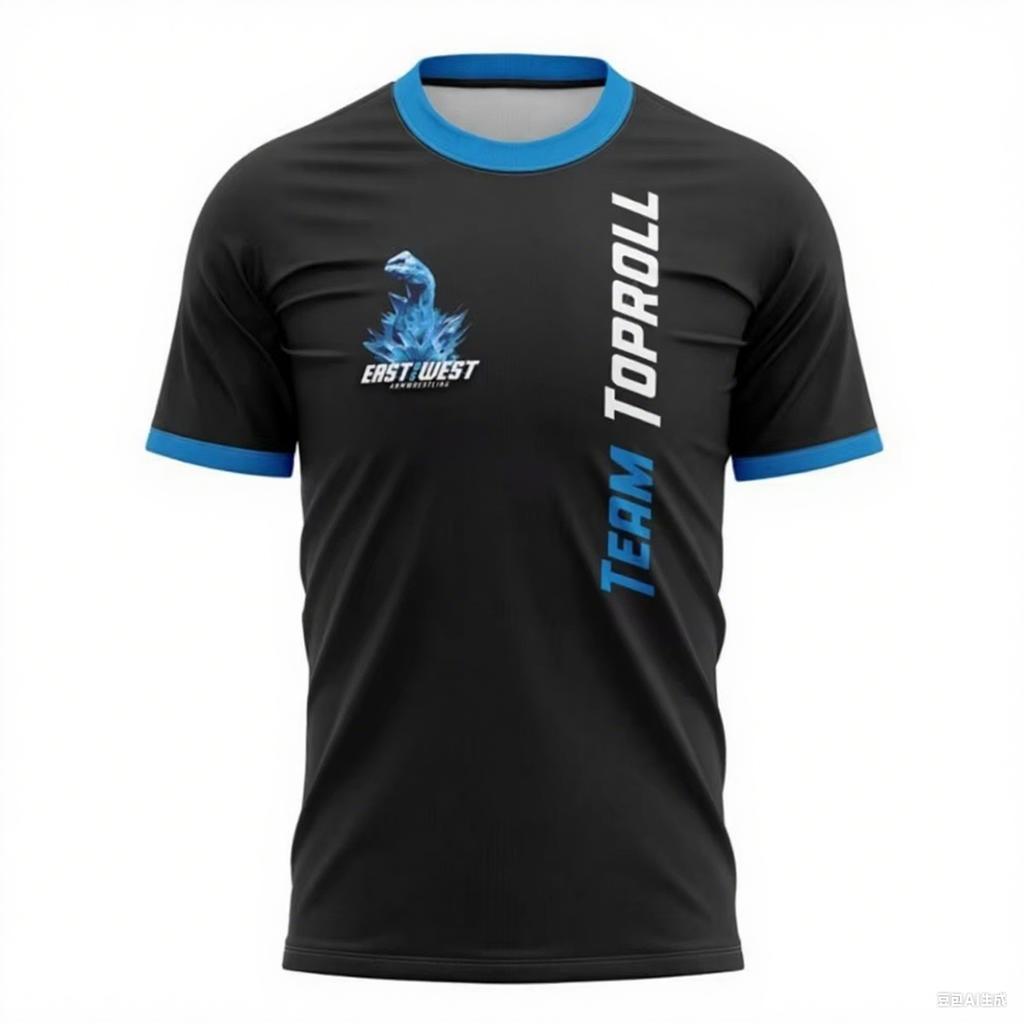 Venta Caliente Este Contra Oeste 17 Camiseta de Entrenamiento de Lucha de Brazos Equipo de Muñeca Entusiastas Entrenamiento Fitness Camiseta de Día de Partido Tops de Fitness para Hombre