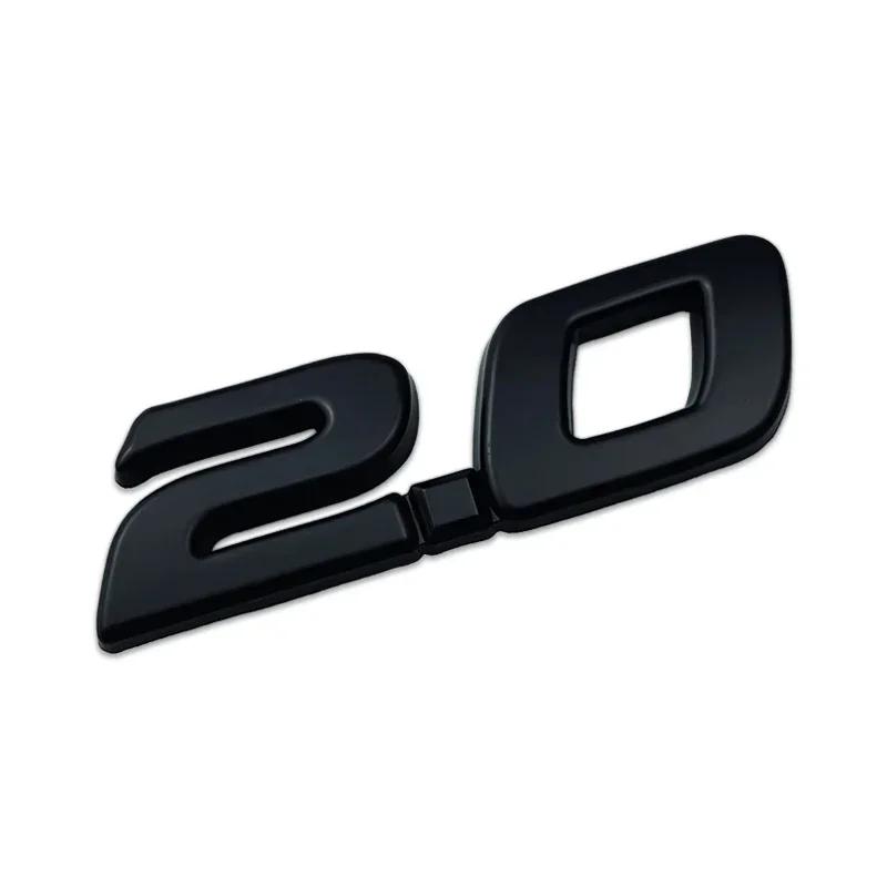 Car Side Sticker Emblem Trunk Decals Badge 2.0 Logo for Toyota Camry Corolla Supra Hilux Rav4 Yaris Tundra Highlander 4runner