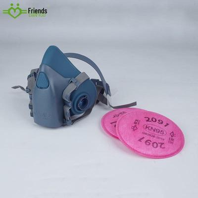 Lianyou 7502 Siliconen Stofmasker met 2091/2097 Filters voor Bouw, Decoratie en Slijpen.
