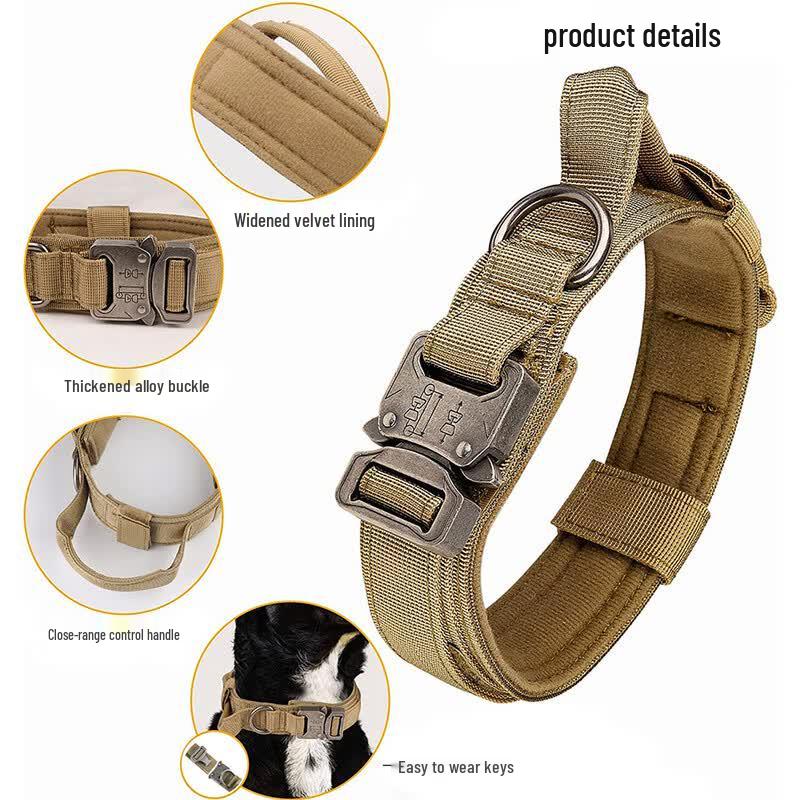 Suomila Heavy-Duty Anti-Trek Tactische Hondenhalsband