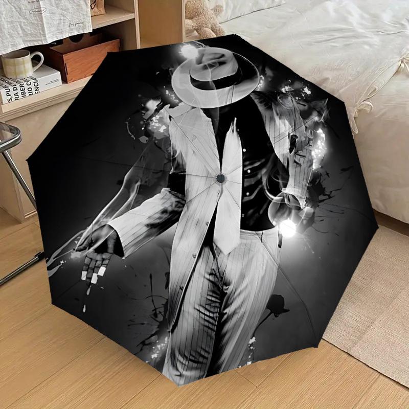 

1pc Michael Joseph Jackson Dance Movement Automatic Folding Umbrella, Portable Collapsible Design, Casual Outdoor Accessory L1127015