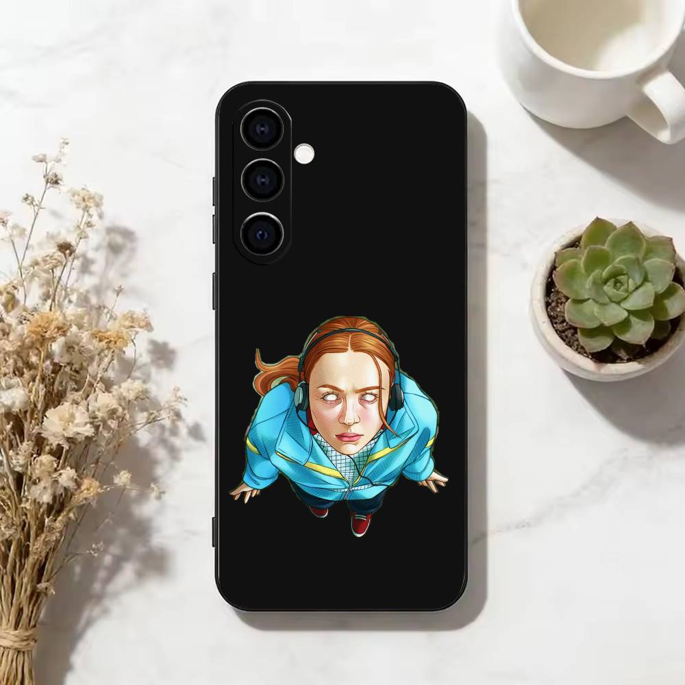 M-Max Mayfield Phone Case For Samsung Galaxy A73,A72,A71,A70,A53,A52,A51,Soft Silicone Black Cover Samsung a72