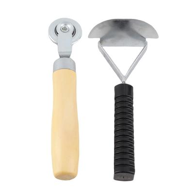 6mm Tire Patch Roller Scraper Set Tyre Puncture Repair Tools Kit Tire Repair Grinding Accessories for Cars Motorcycles