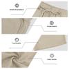 Men's Linen Casual Hooded Shirt & Shorts Set - Breathable, Long-Sleeved, Two-Piece.