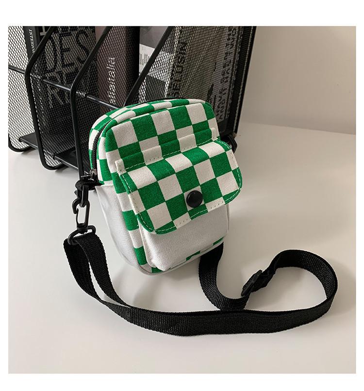 Urban Chic Quilted Small Crossbody Bag For Women Soft Polyester Canvas