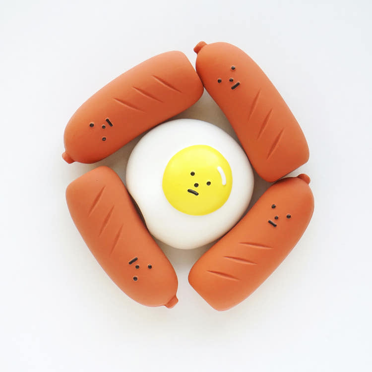 Dingdok kolbász - Latex Squeak Squeak Toy