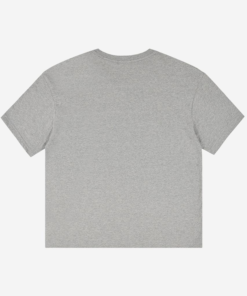 Nodi Final Boss Dragon Crop Tee Melange Gray