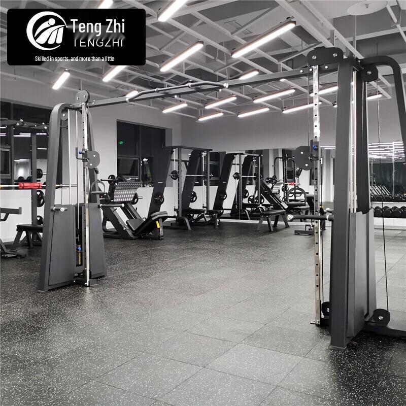 Tengzhi 20mm Rubber Composite Gym Floor Mat
