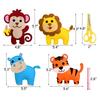 Animal Sewing Kit Multi Series Craft Handmade Kit Sewing Felt Plush Decorations Sewing Craft Kit Suitable for Children