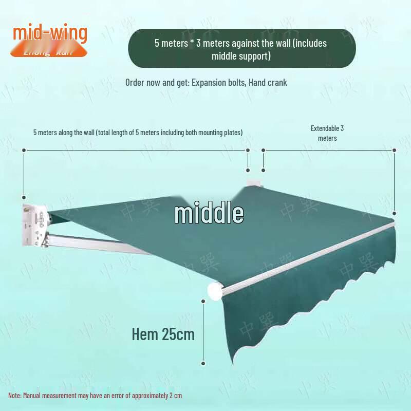 Zhongxun Aluminum Alloy Retractable Awning