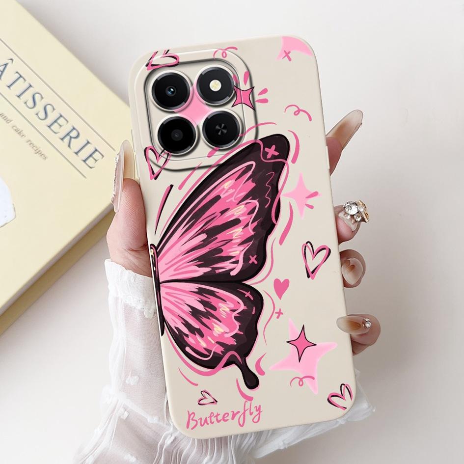 6.61" For Honor X6c 2025 Case Cute Panda Rabbit Soft Liquid Silicone Shockproof TPU Back Cover For HonroX6c Play 9C NIC-LX1 Para