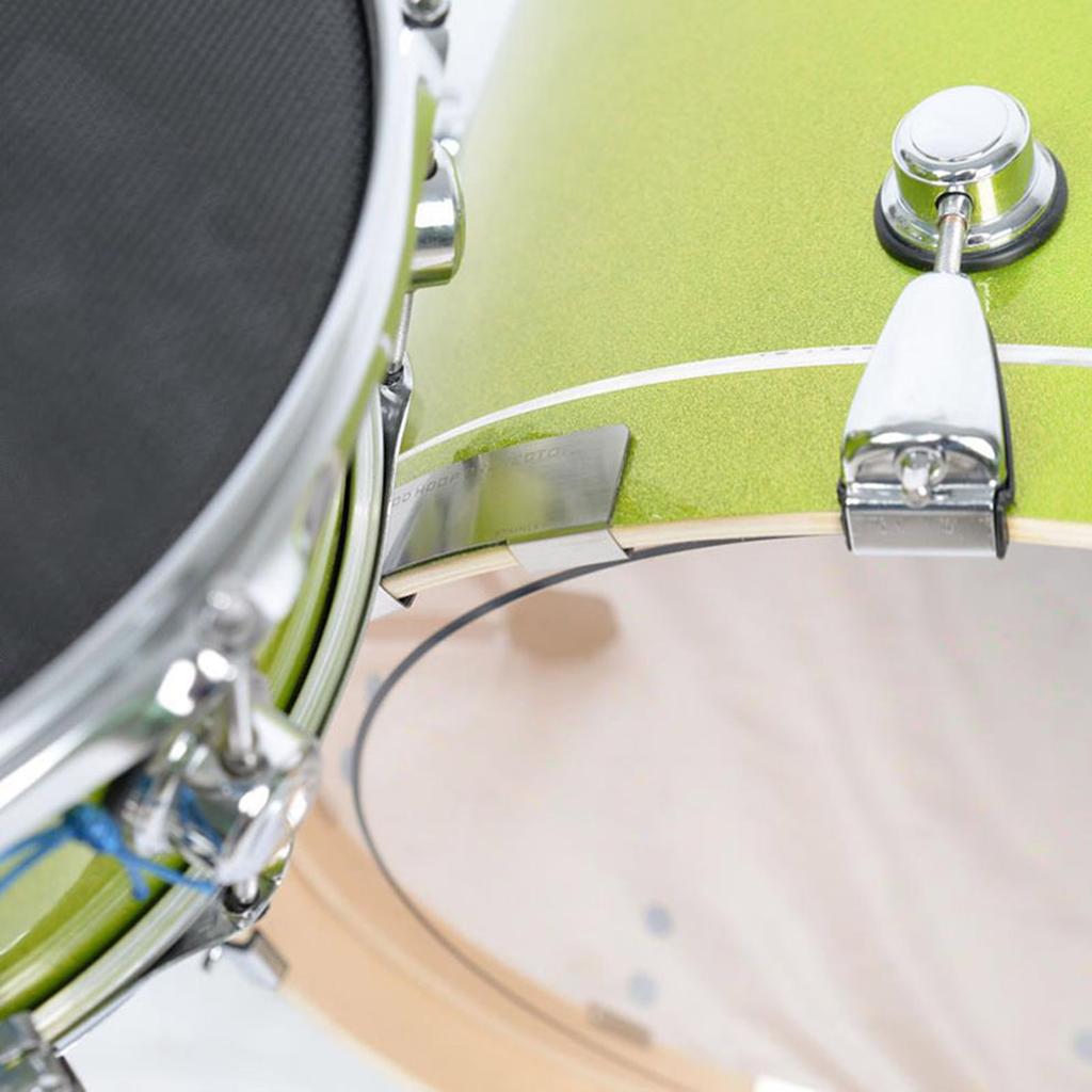 Stainless Drum Hoop Guard for Wooden Bass Drum Hoop Grip Bass Drum Hoops Protector Drum Ring Protector Drum Edge Trim
