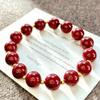 Vintage High Quality Ankara Red Artificial Crystal Pearl Bracelet Bracelet