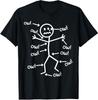 Ow Ow Ow Funny Scream Character Graphic Tee T-Shirt