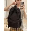 Schoolbag Black Schoolbag Junior High School Girls Simple High Value Ins Style Backpack Women Trend College Sports Backpack Tide