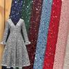Sequin Embroidery Fabric Lace Fishing Net Children's Dress Fabric Wedding Evening Dress Spring Summer Polyester Stage Dress