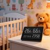 Electronic Clock Featuring Accurate Thermometers Hygrometer&Digital Calendar Suitable for Indoor Environment Monitoring