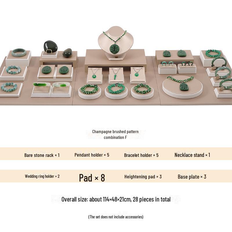 Jade Jewelry Display Stand for Earrings, Necklaces, and Bracelets