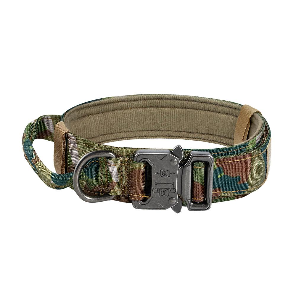 Hondentrainingshalsband Verstelbare Tactische Hondenhalsband En Lijn Set Controlehandvat Huisdier Lijn Halsband Voor Kleine Grote Honden M