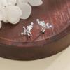 New Personality Exquisite Sparkle Zircon Big Dipper Clip Earrings for Women Stainless Steel Fake Piercing Stars Ear Cuff Jewelry