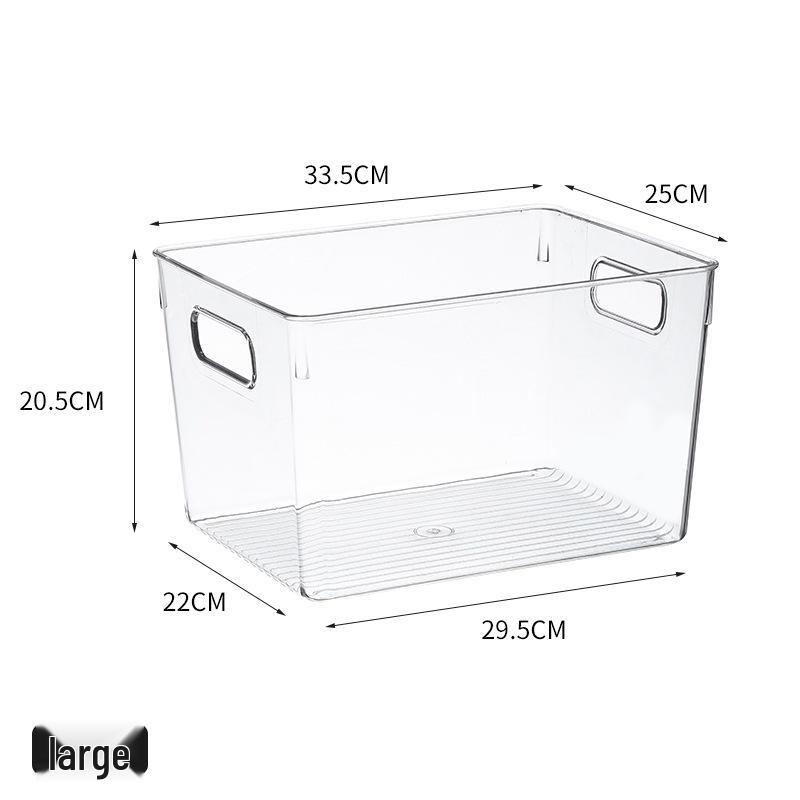 Food Grade Transparent Refrigerator Storage Box for Fresh Vegetables
