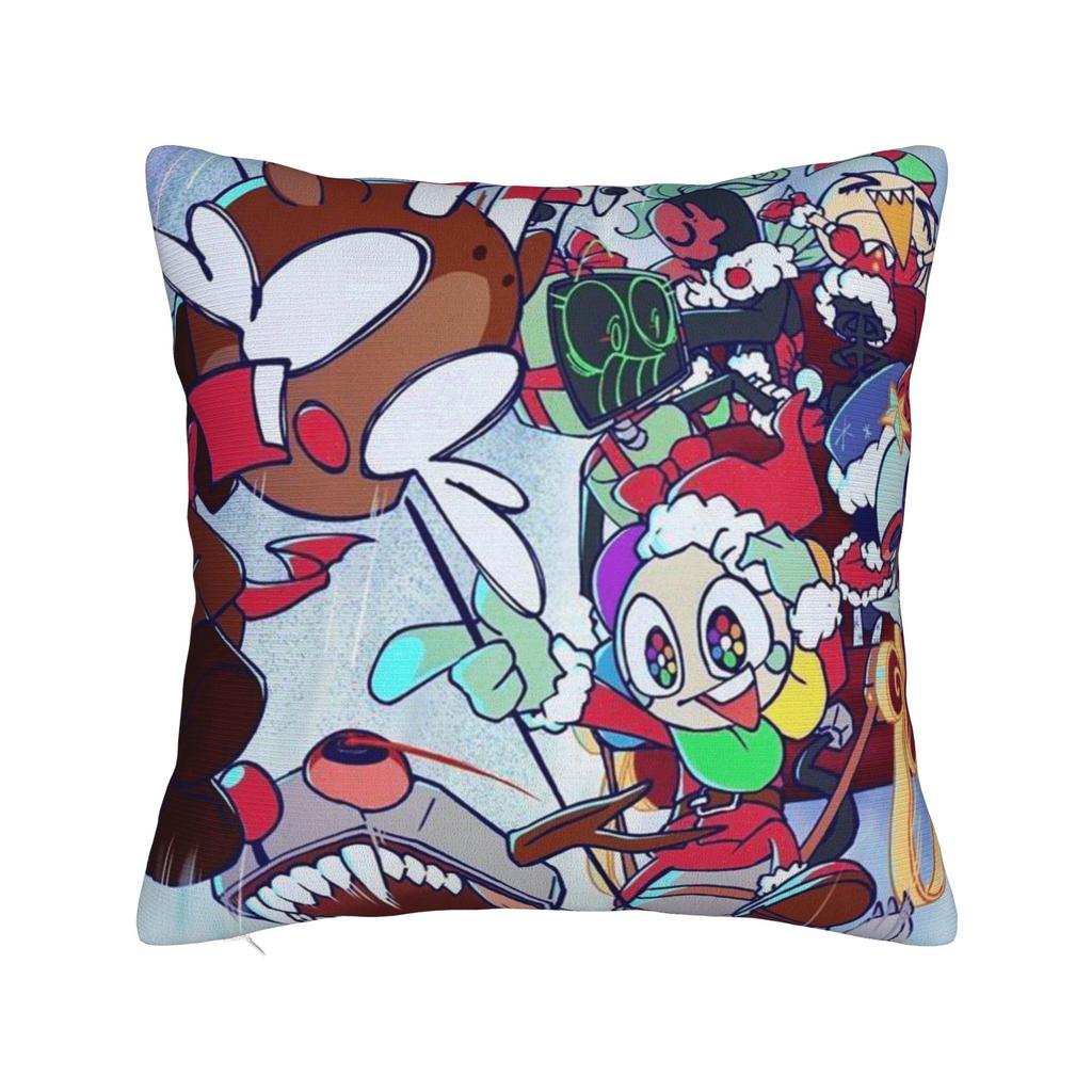 Dandy's World Pillow Cover Game Comfy Cushion Cover Novelty Pillow Case For Couch Sofa Bedroom