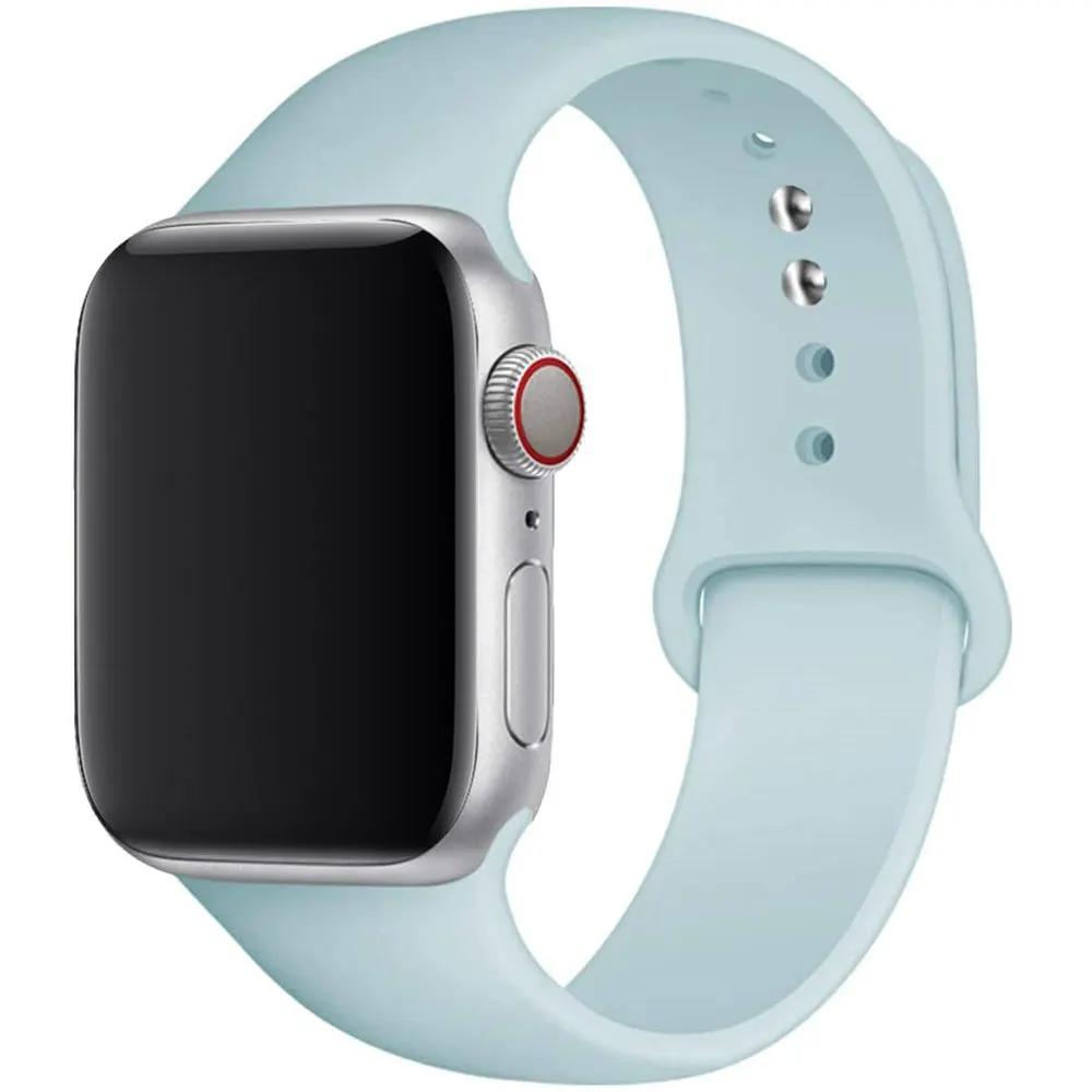 Silikonový řemínek pro Apple Watch 44mm 40mm 49mm 45mm 41mm 38mm 42mm Correa Belt Bracelet pro Apple Watch Series 9 8 7 6 5 3 SE Ultra 2