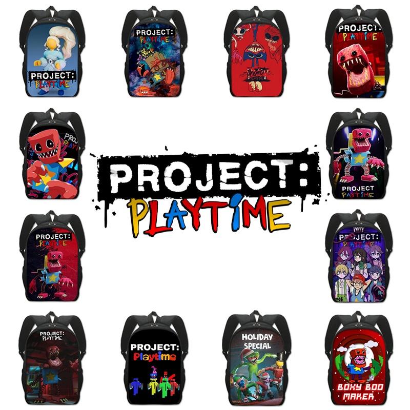 Boxy Boo Backpack Large Capacity Schoolbag Travel Bag Kids Gift