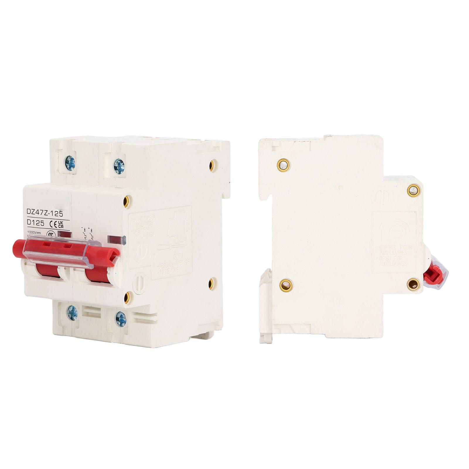 

Автоматичний вимикач постійного струму Захист від короткого замикання Монтаж на DIN-рейку Автоматичний вимикач для PV-ланцюга 2P 1000V 125A Червоний