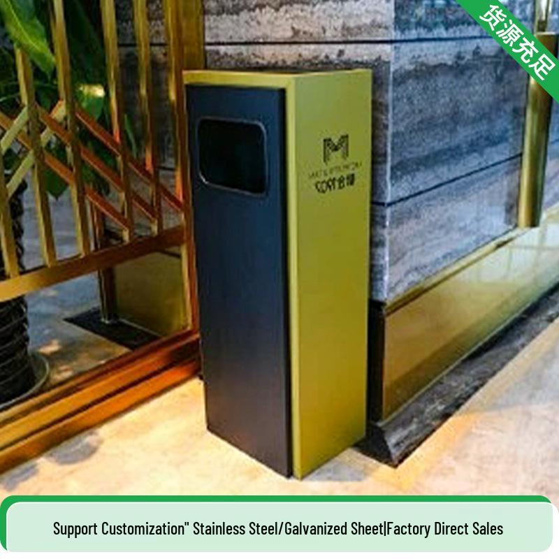 Stainless Steel Outdoor Trash Can for Parks and Commercial Areas