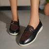 Fashion Woman 2025 Trend Women Loafers Slip on Ladies Flats Brand High Quality Spring Autumn Casual Flat Leather Single Shoe