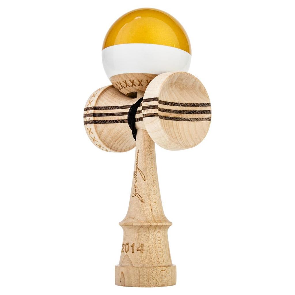 Kendama KENDAMA USA Zach Magnuson Pro Model 10th Anniversary Model PRO533 Silk Paint Model Improved Kendama Zach Magnuson Pro Model v3 Luna Shape