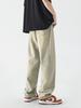 Dingfengbaoluo Men's Straight Loose Wide-Leg Pants