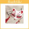 Maschera Volpe Mezzo Viso Anime Giapponese Kit Dipinto a Mano Kitsune Cosplay Accessorio Costume di Halloween
