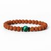 Natural Wood Star Moon Bodhi Seeds Bead Bracelet Promotes Meditation Wisdom & Good Luck Fortune Enlightenment Harmony Jewelry