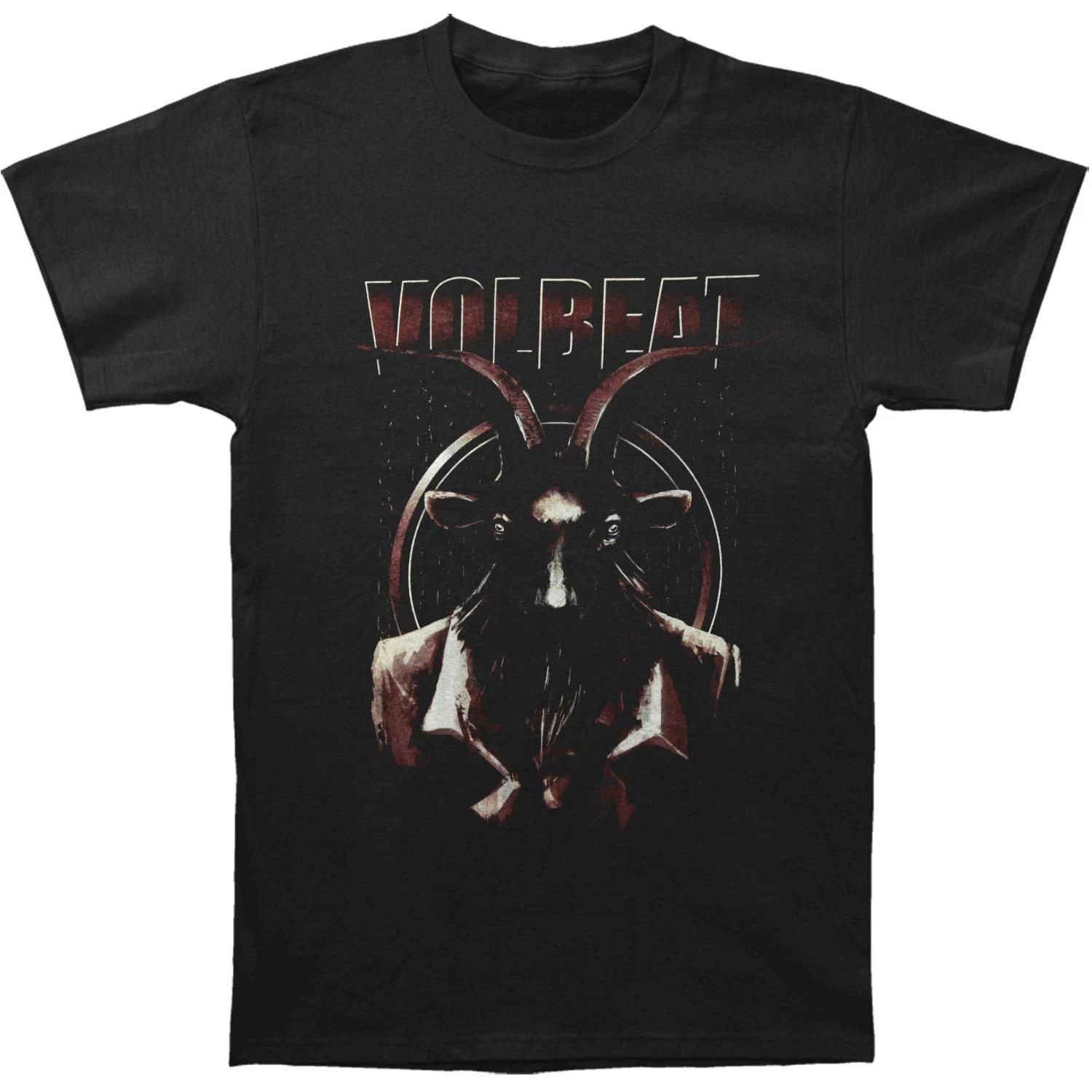 Men s Volbeat Goat North America 2015 Tour T-shirt Small Black L