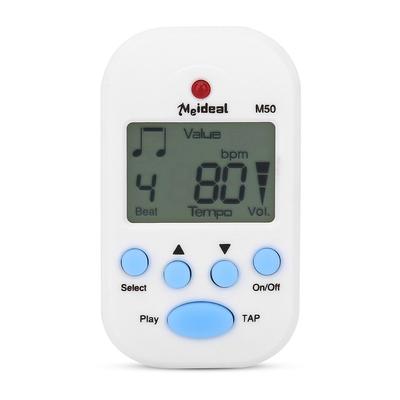 Meideal M50 Elektronický Mini Digitální Beat Vysoký x x Univerzální pro Hudební 5 Barev k Dispozici Metronom, Tempo, 30-280 bpm, 0-9 Hodnot, Hlasitost, Klipový,