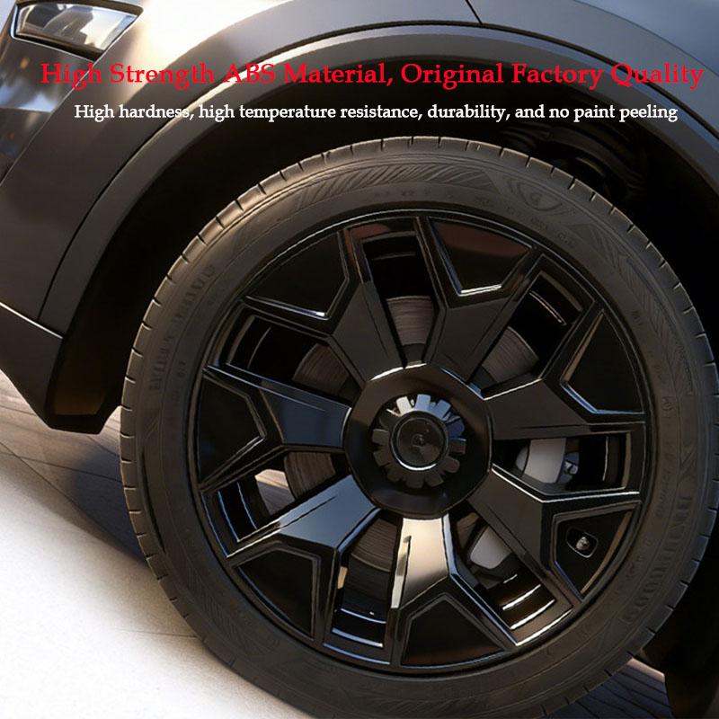 For Tesla Model YL Launch 2026 + 4PCS Hub Cap Car Replacement Wheel Cap 19 Inch Performance Automobile Hubcap Cover Accessories