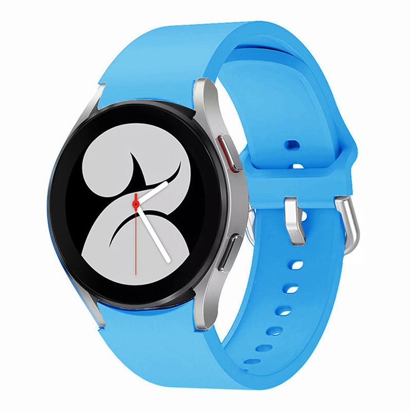 20mm řemínek na hodinky Pro Samsung Galaxy Watch 7/5/6 44mm 40mm Silikonový náramek Galaxy Watch 4 classic/5 pro 47mm 43mm 46 45mm pásek