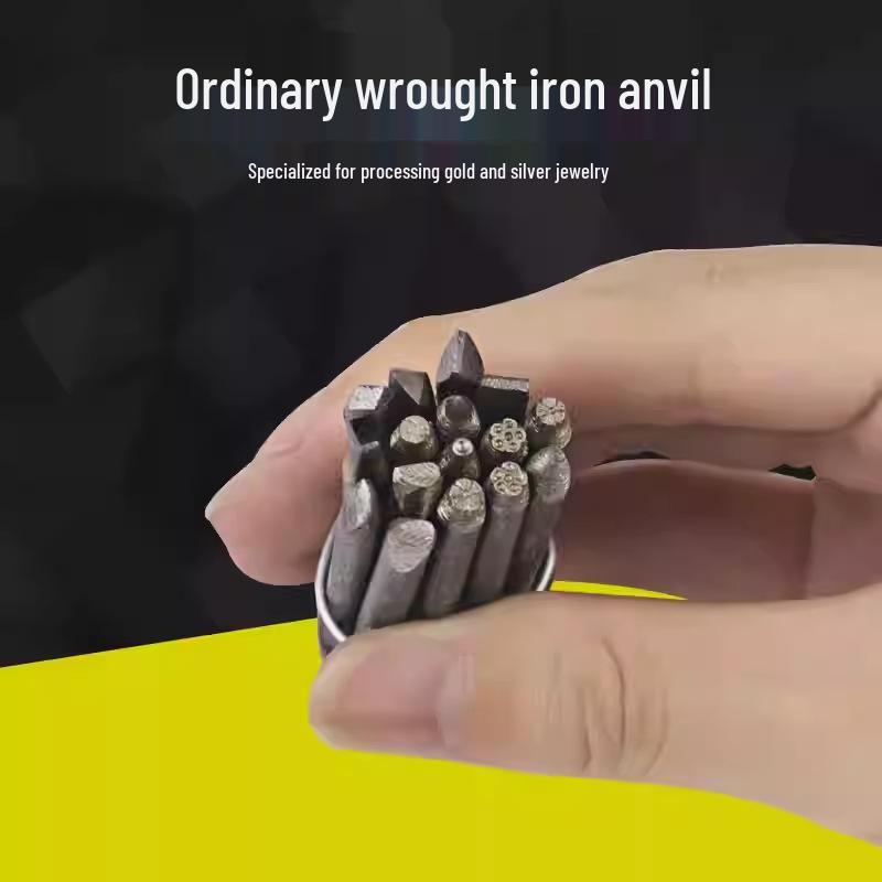 Штамп-долото с цветочным узором для DIY гравировки ювелирных изделий из золота и серебра