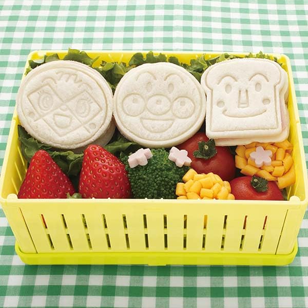 Bandai Anpanman Multi Cookie Cutter Easy Use Made Japan