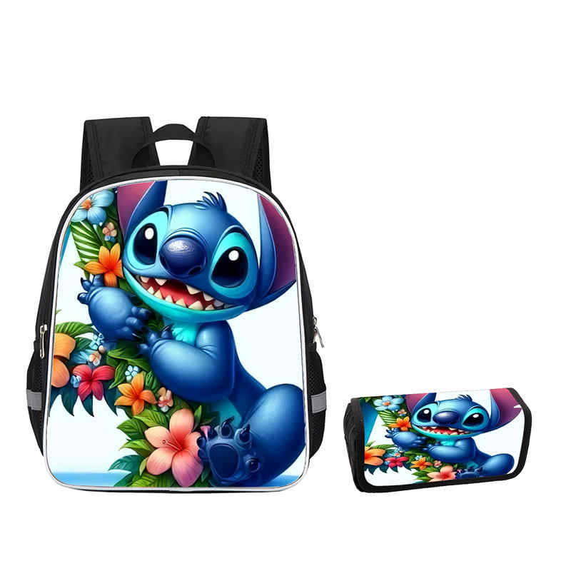 Stitch Combination Set Peripheral Backpack Men'S And Women'S Pencil Bag