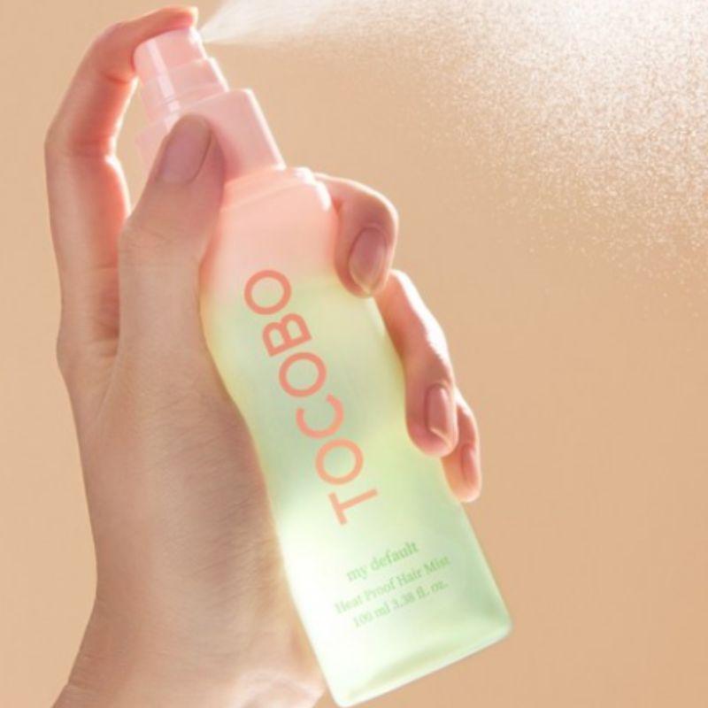 TOCOBO Heat Proof Hair Mist 100ml – Heat Protection, Smoothing & Fragrance Hair Care | 01 Lowkey Famous / 02 My Default