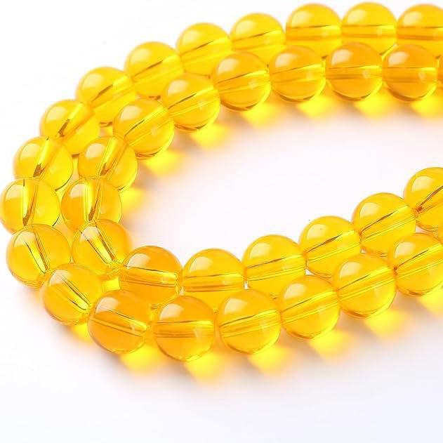 10mm Glass Crystal Imitation Jade Round Beads - DIY Jewelry Spacer Beads for Handmade Accessories
