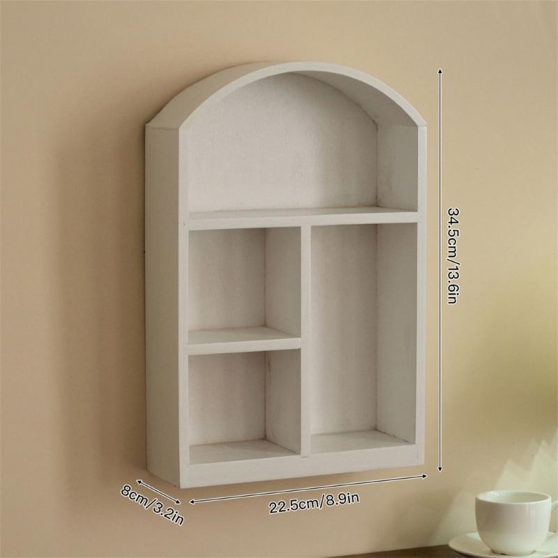 Sturdy Wooden Desktop Organizers Cabinet Clear Glass Front Panel Multipurpose Storage For Home Office Decors