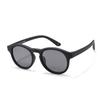 0-3 S Newborn Fashion Baby's First Sunglasses with Strap Round Flexible UV400 Polarized Infant Silicone Sunglasses Accessory