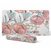 Gaming Mouse Pad and Keyboard Pad Floral Retro Pattern 120X60 Cm